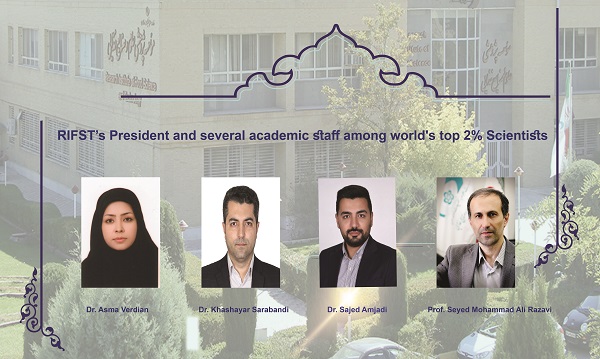 RIFST’s President and several academic staff among world's top 2% Scientists